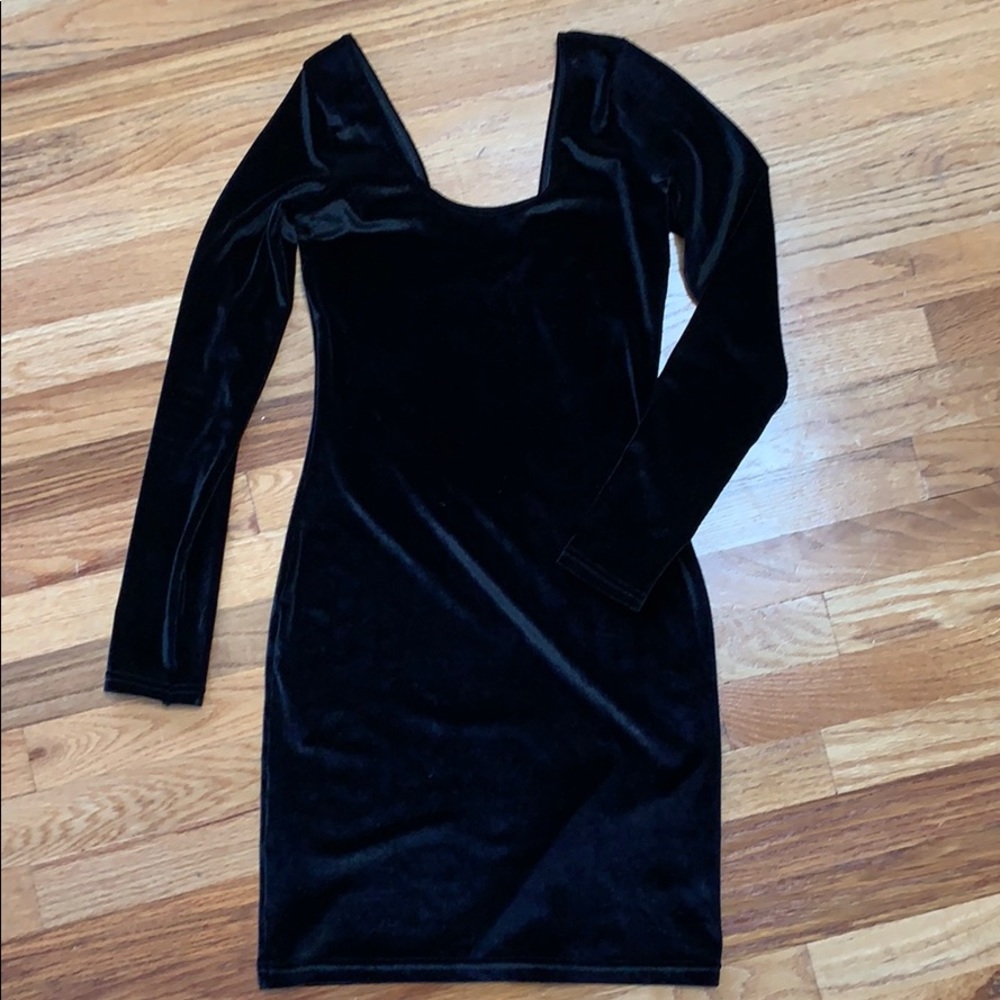 American Apparel Velvet Bodycon Dress